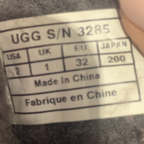 UGG Boots shearling gray, size US 2 (Kids) - Picture 4 of 5